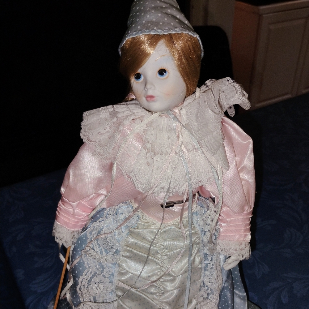 Porcelain Doll Vintage Enesco 1984 Nostalgic Princess Merissa 14"